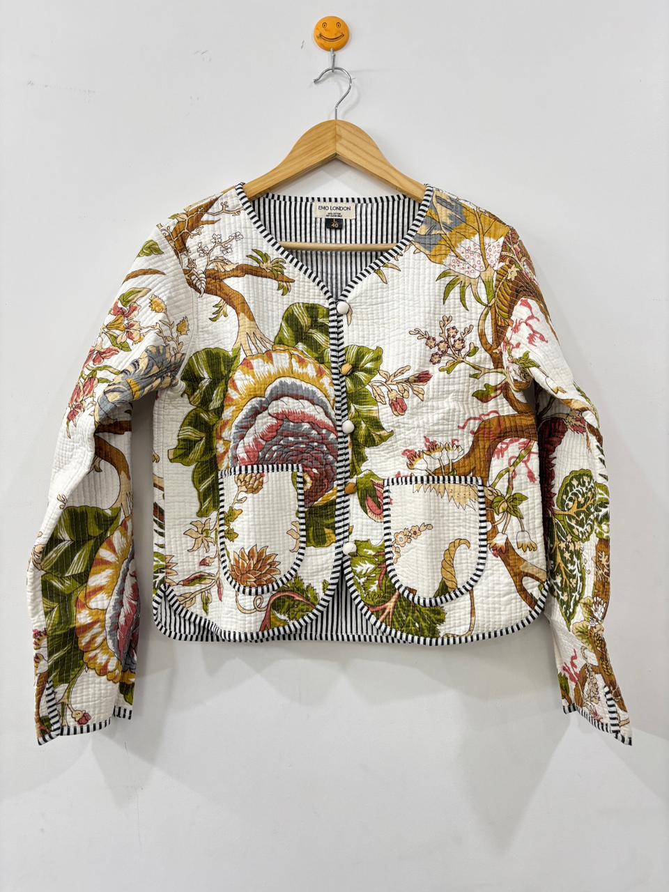 Bohemian Embroidered Cropped Jacket