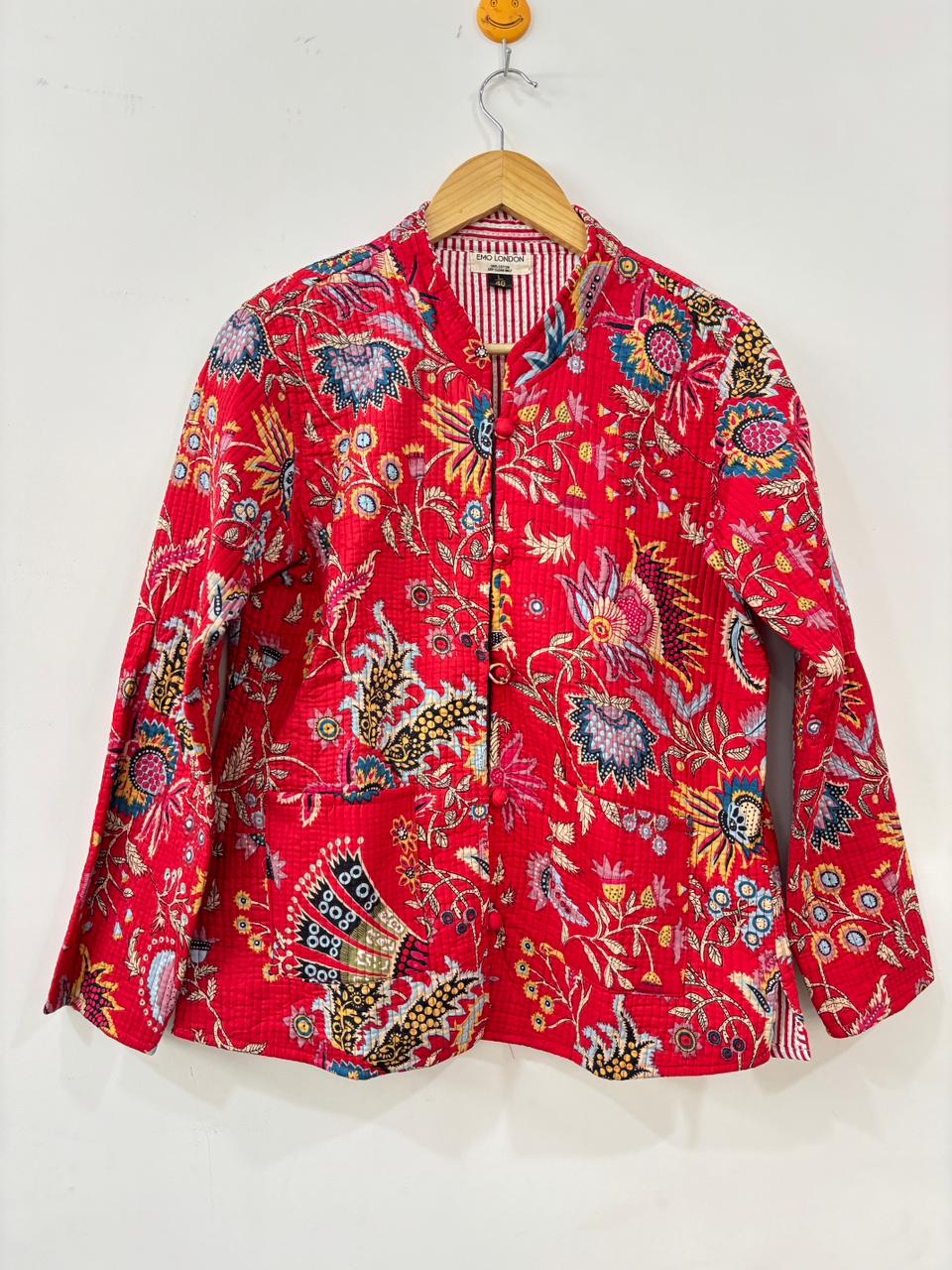 Bohemian Embroidered Cropped Jacket