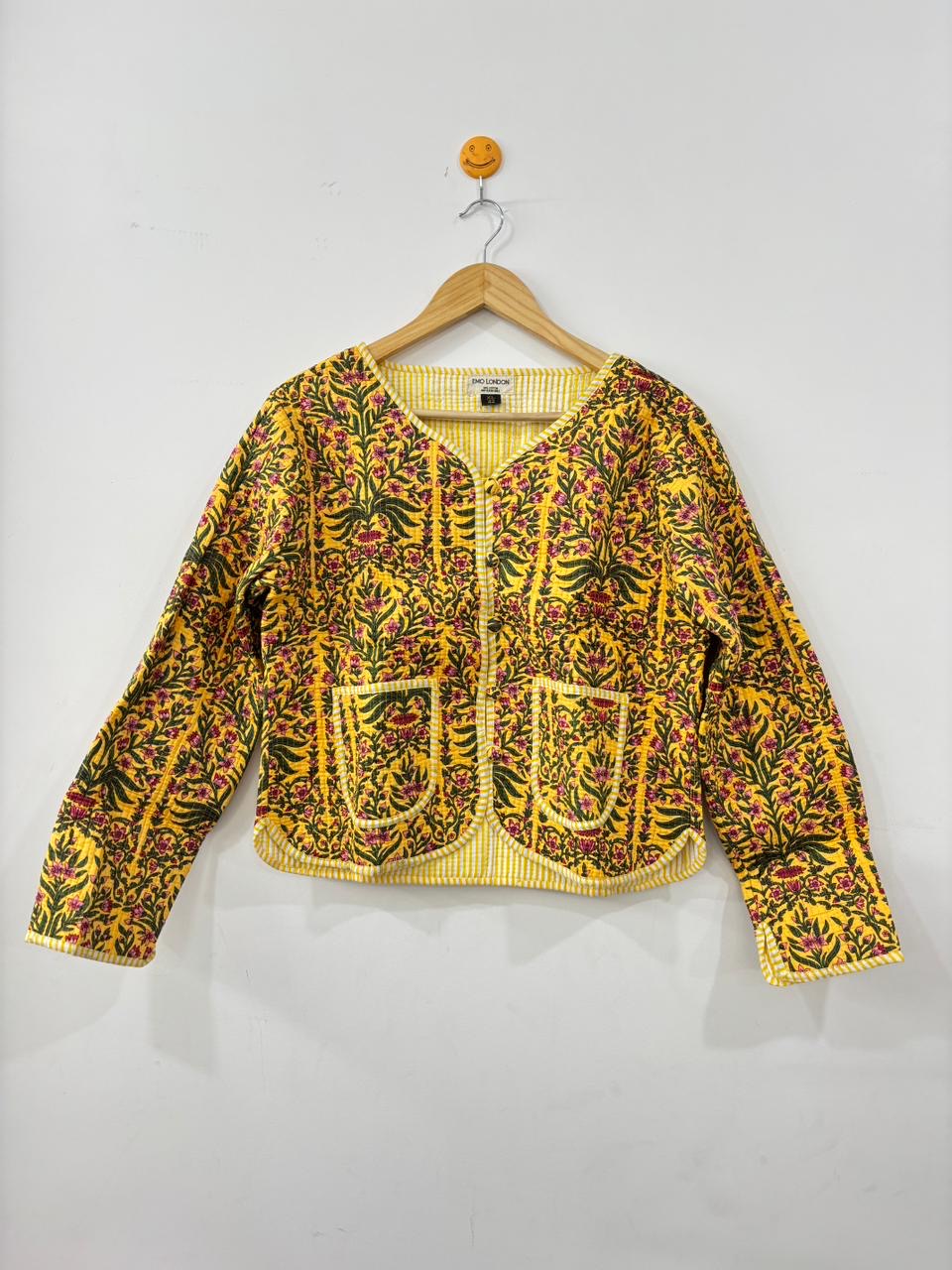 Bohemian Embroidered Cropped Jacket