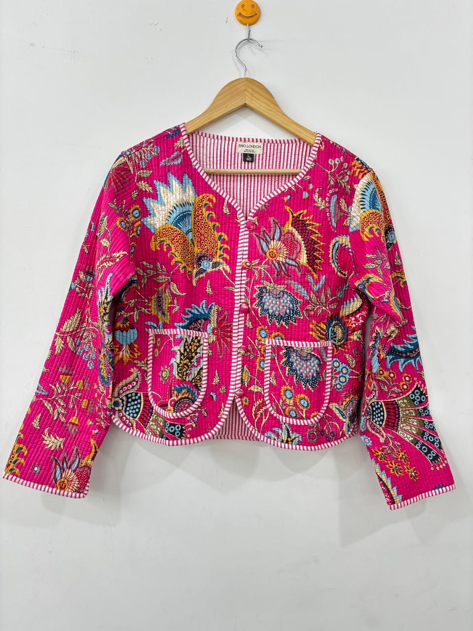 Bohemian Embroidered Cropped Jacket