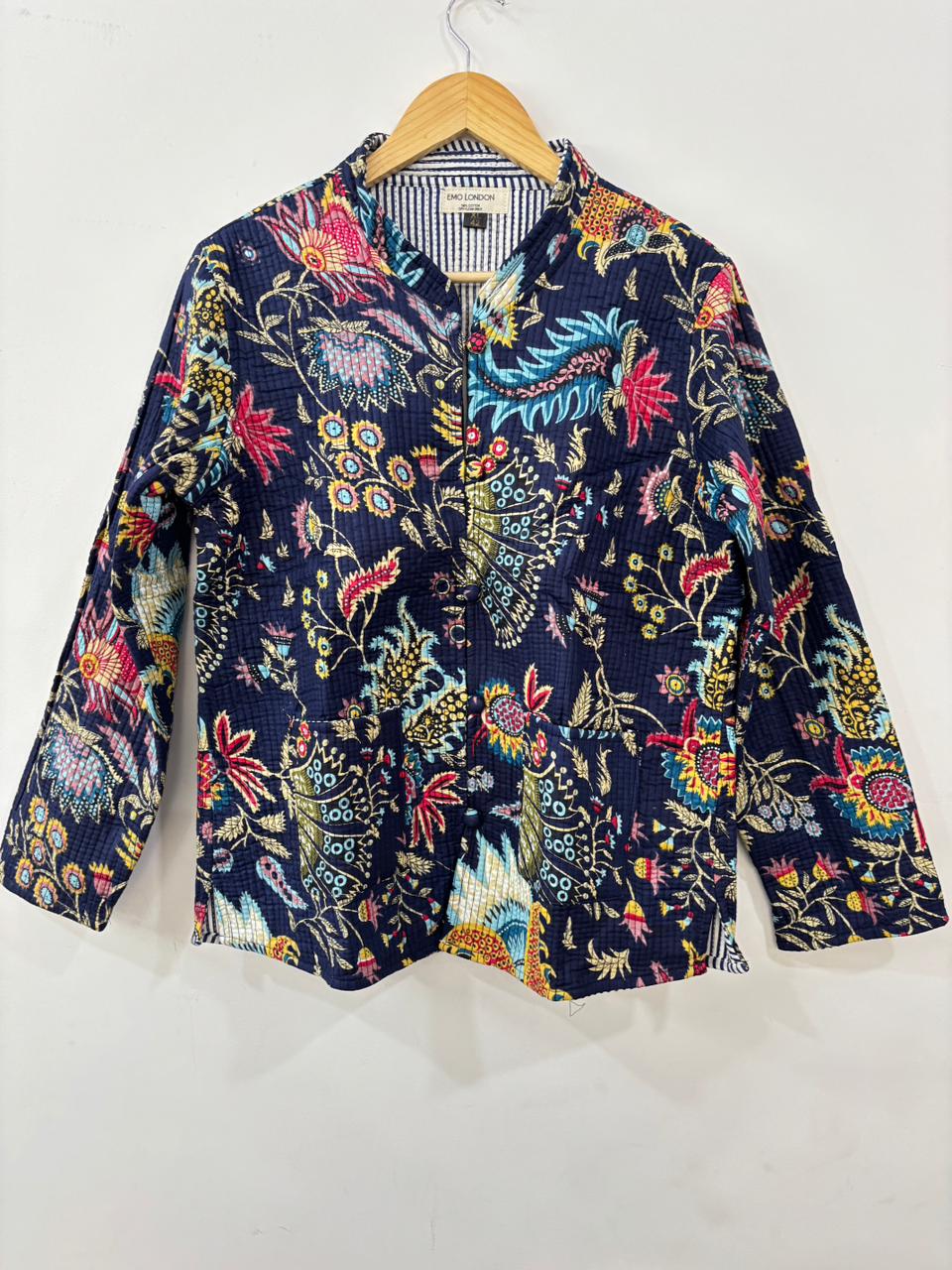 Bohemian Embroidered Cropped Jacket