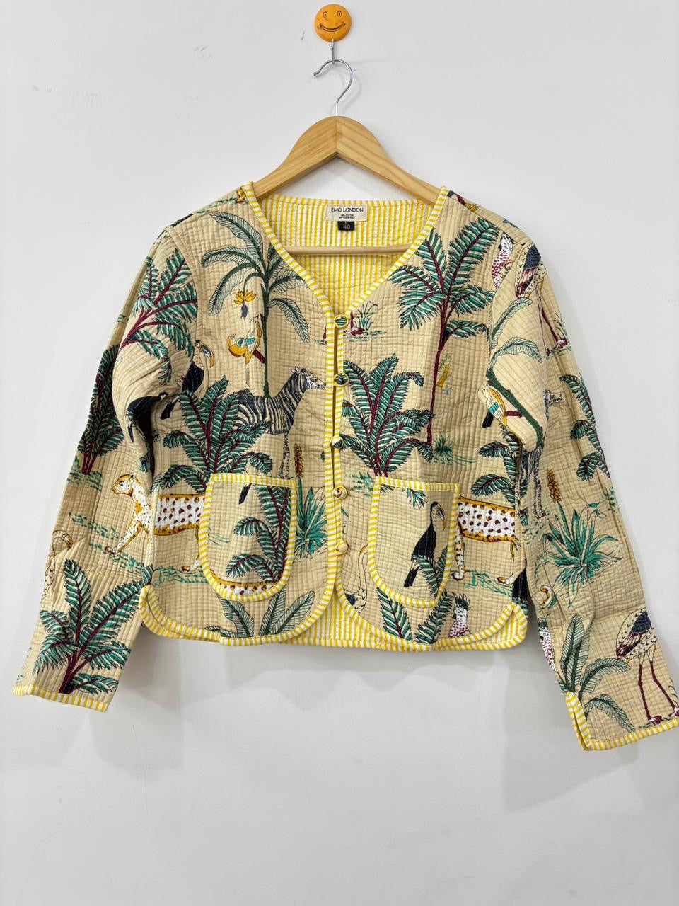 Bohemian Embroidered Cropped Jacket