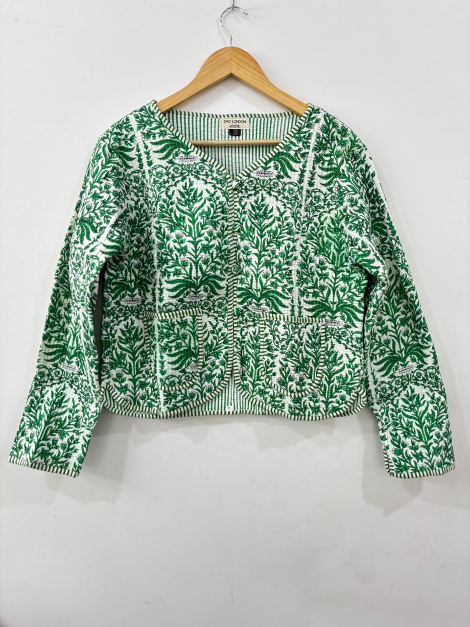 Bohemian Embroidered Cropped Jacket