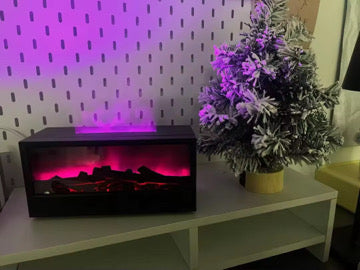 Creative Simulation Fireplace Humidifier Aromatherapy Diffuser Flame Fireplace