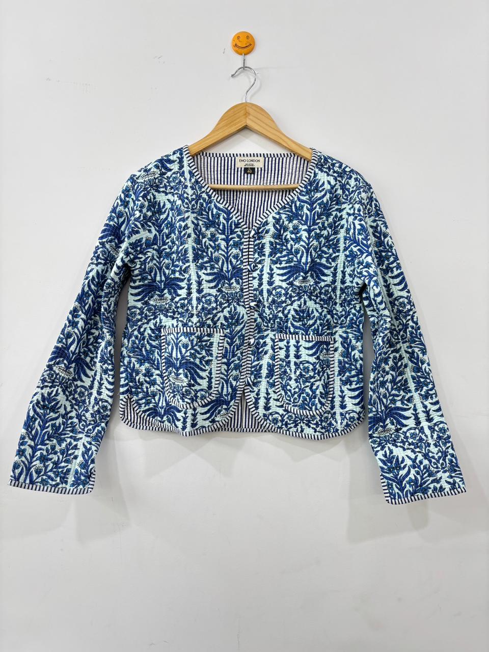 Bohemian Embroidered Cropped Jacket