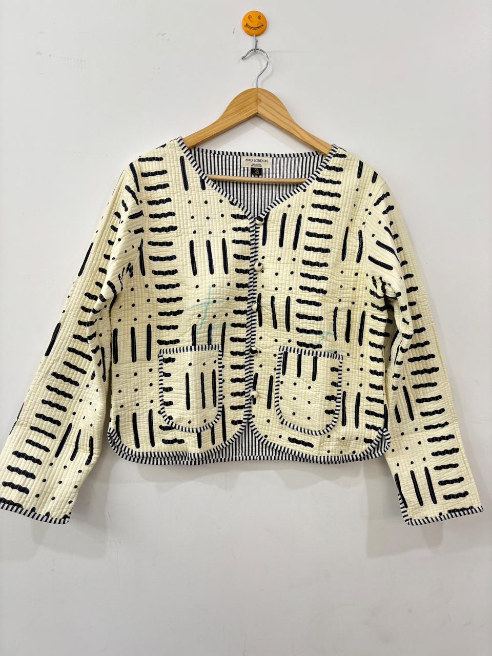 Bohemian Embroidered Cropped Jacket