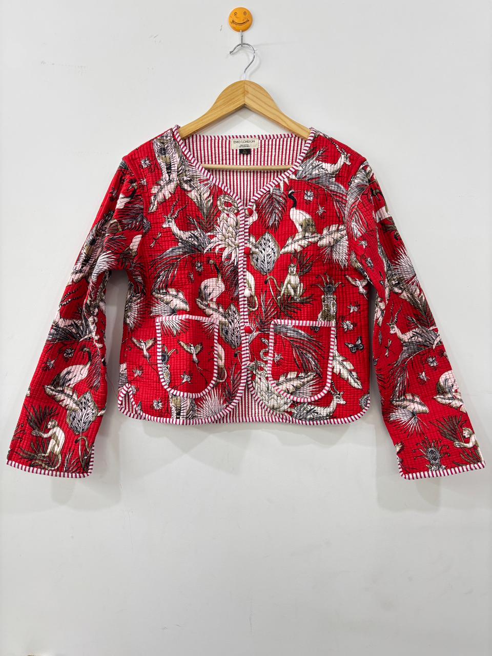 Bohemian Embroidered Cropped Jacket