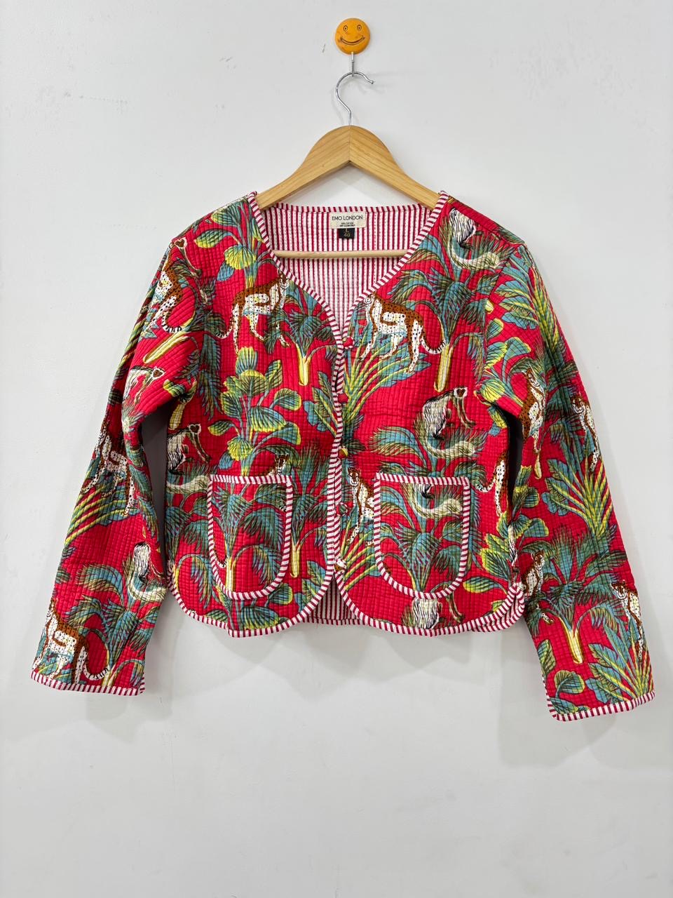 Bohemian Embroidered Cropped Jacket