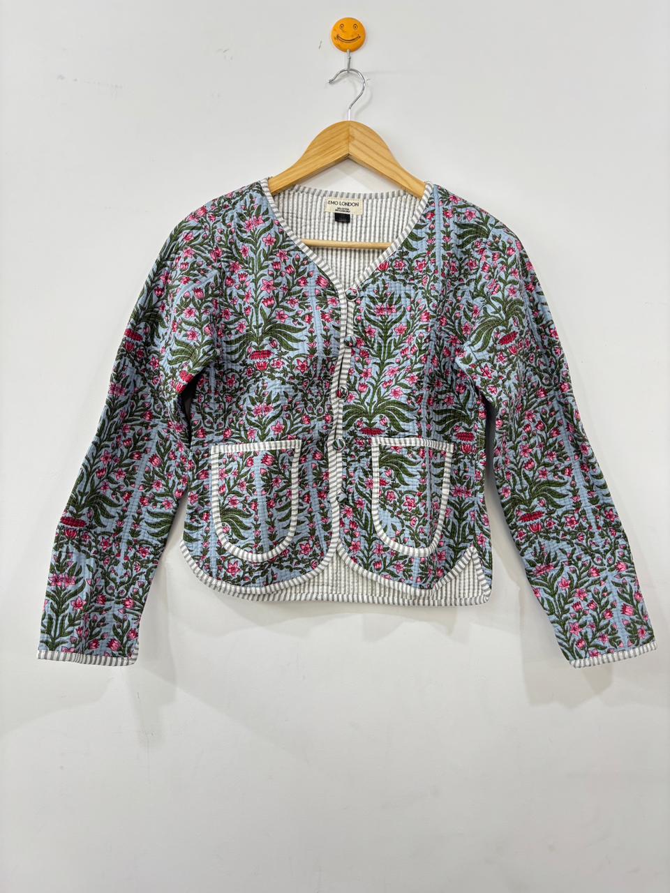 Bohemian Embroidered Cropped Jacket